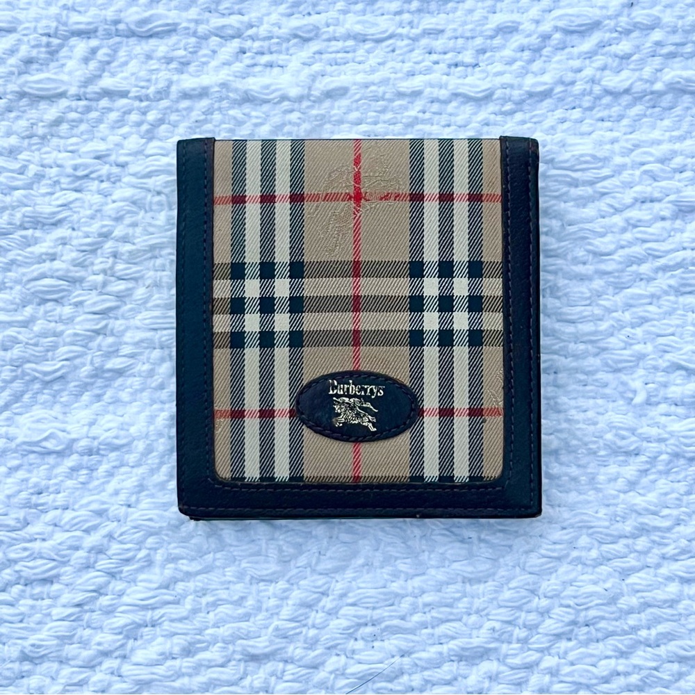 Burberry Wallet Tan and Black Nova Checkered Wallet - Picture 7 of 14